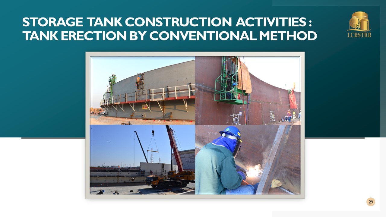 Tank Erection By Conventional Method