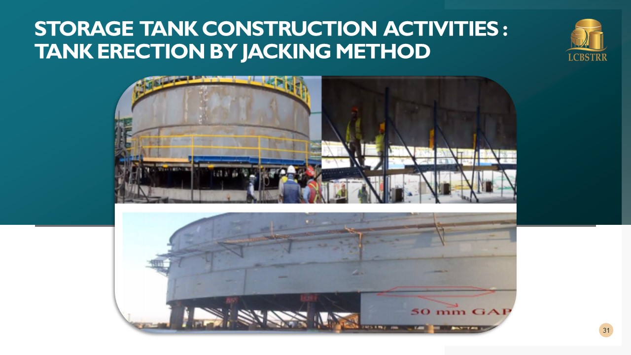 Tank Erection By Jacking Method